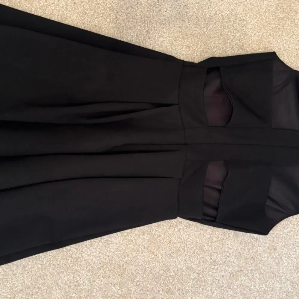 Lulus black mini dress with